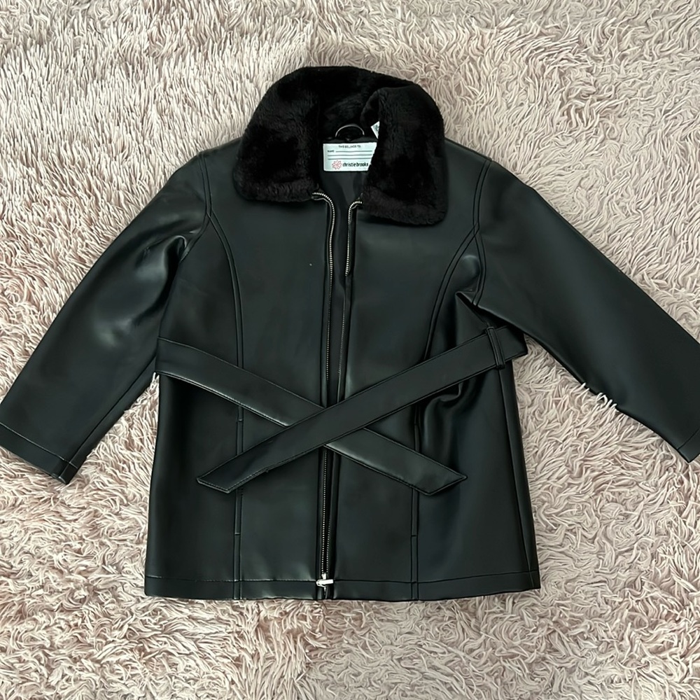 Leather jacket, girls